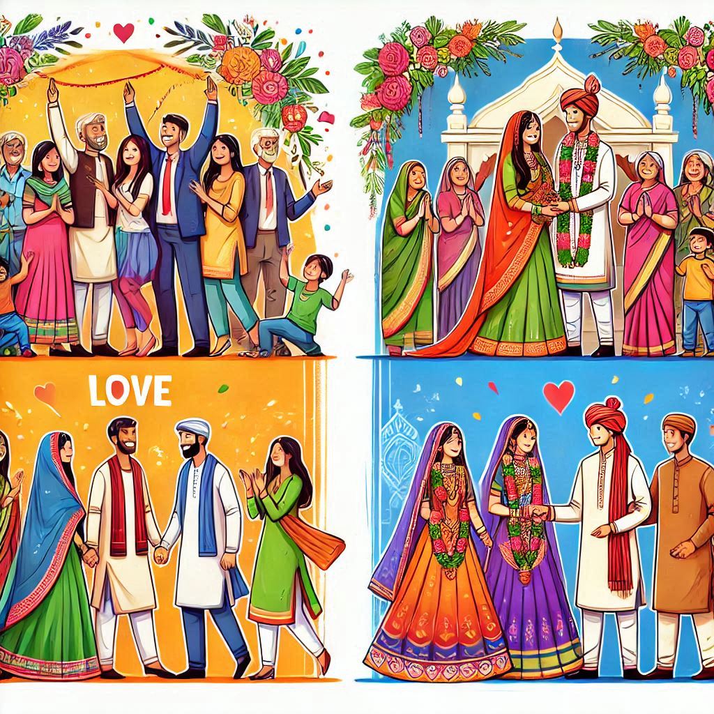 Love Marriage and Arranged marriage